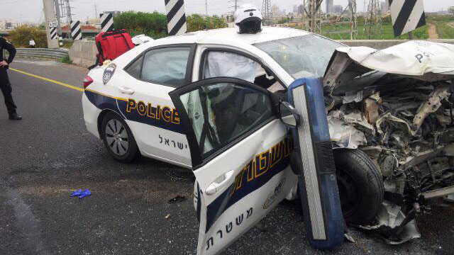 The police vehicle (Photo: Fire Department)