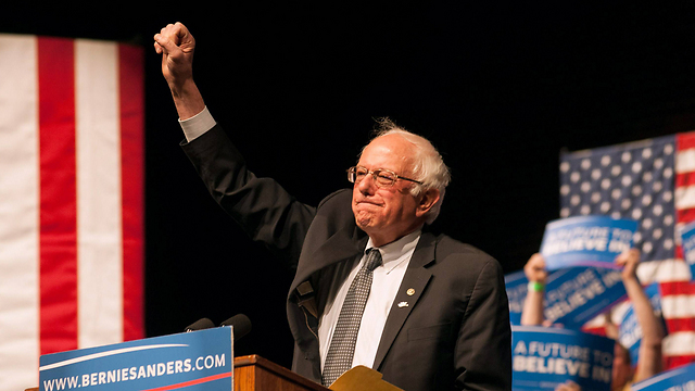 A victorious Bernie Sanders in Wisconsin (Photo: AFP)