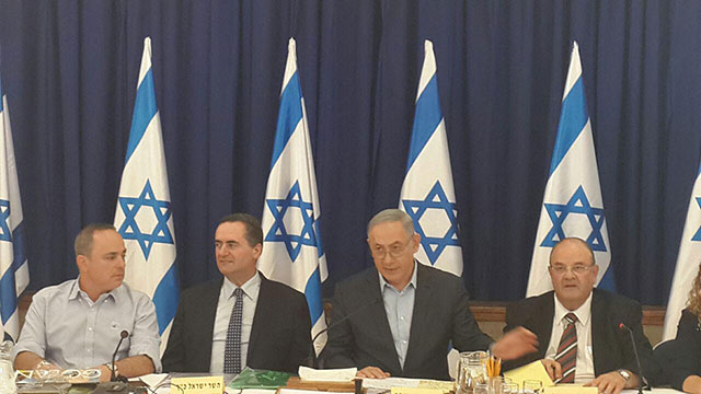 Government meeting in the Golan Heights (Photo: Ahiya Raved)