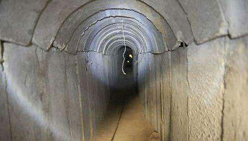 A Hamas tunnel (Photo: IDF Spokesperson's Unit) (צילום: דובר צה"ל)