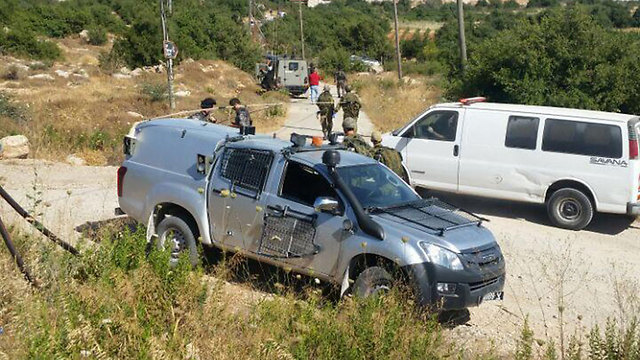 Kiryat Arab attack (Photo: TPS) Kiryat Arab attack (Photo: TPS)