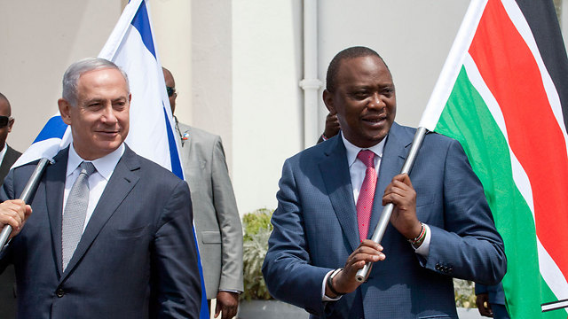 Benjamin Netanyahu and Uhuru Kenyatta (Photo: AP) 