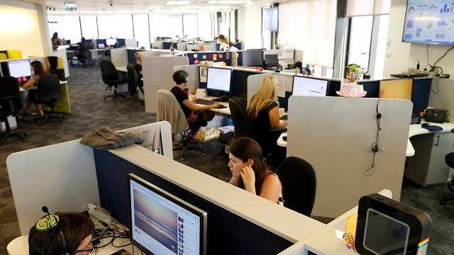 Employees work at Internet data firm SimilarWeb at their offices in Tel Aviv (Photo: Reuters) (Photo: Reuters)