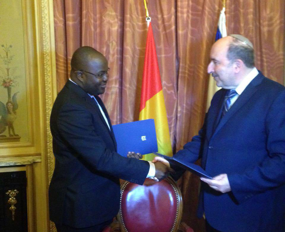 Israel and Guinea now have diplomatic relations