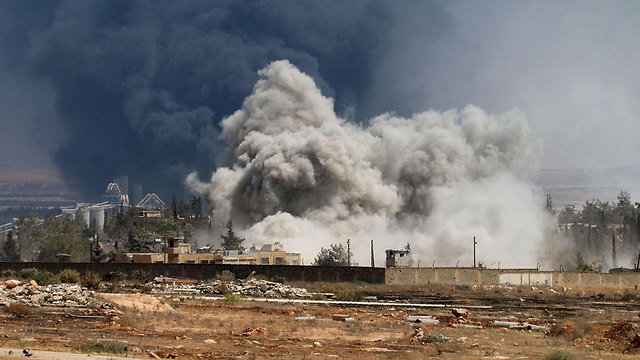 ISIS bomb goes off in the Aleppo countryside (Photo: AFP) (Photo: AFP)