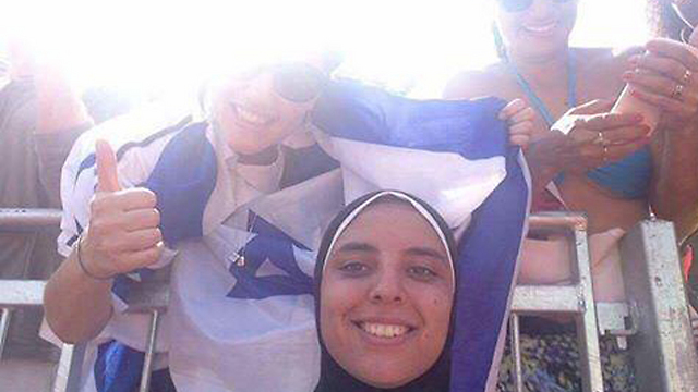 Doaa Elghobasy and the Israeli flag