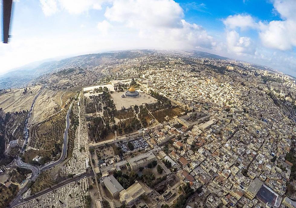 Old City and the holy sites (Photo: Police Spokesperson's Unit)