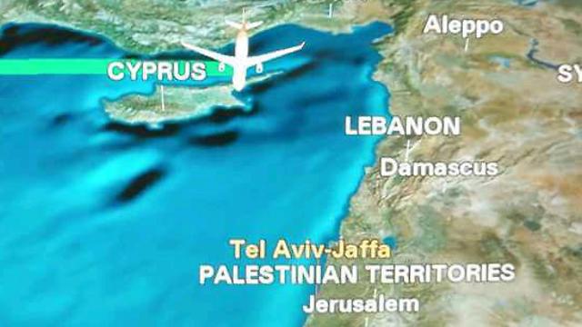 Israel marked as 'Palestinian Territories.'