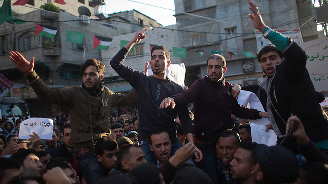 One of last week’s protests in Gaza. A sign of things to come (Photo: AP)