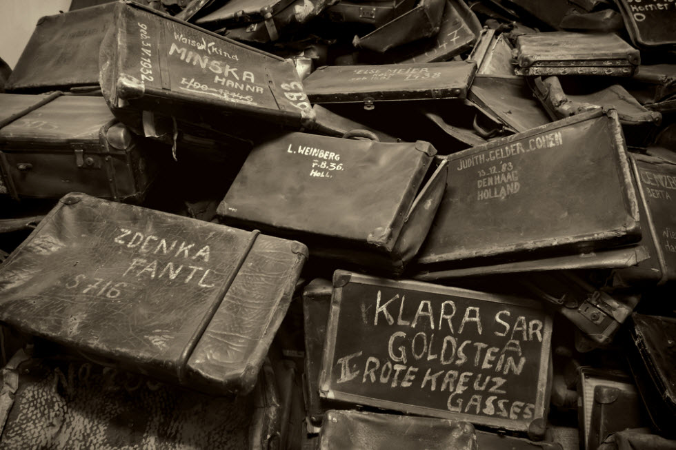 Suitcases looted from Jews at Auschwitz (Photo: Shutterstock) (Photo: Shutterstock)
