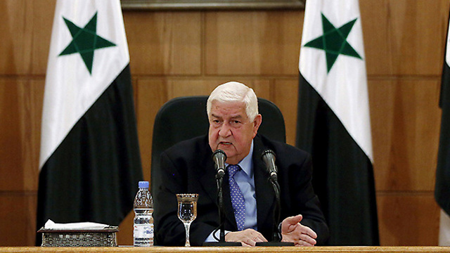 Syria's foreign minister Walid Moallem (Photo: Reuters)