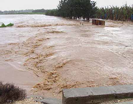 הצפות בצפון נחל יסף