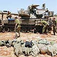 המטען נחשף. חיילי צה"ל בגבול לבנון
