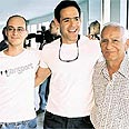 מימין: נתן ששון, דני רופ, רובי ברקאי