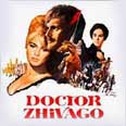 כרזת הסרט דוקטור ז'יוואגו. עומר שריף וג'ולי כריסטי
