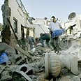 הריסות בית במחנה הפליטים (צילום: רויטרס)