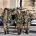 מצב חירום. חיילים לבנונים בביירות