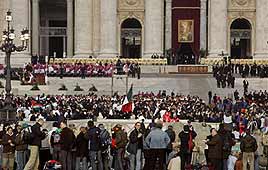 Millions mourn pope in Rome