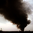 העשן מיתמר גם ביום 