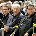 Labor party members attend ceremony