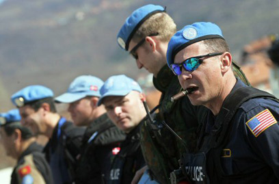 חיילים אמריקנים בכוח נאט"ו בקוסובו (צילום: AFP) (צילום: AFP)