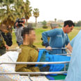 אחד הפצועים מגיע לסורוקה