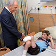 Shimon Peres visit Osher Twito  
