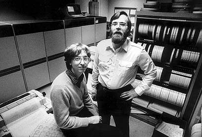 ביל ופול, אם לא היו טכנולוגיים יכלו להיות אחלה להקה (צילום: AP, ג'ים הולס- Eastside Journal) (צילום: AP, ג'ים הולס- Eastside Journal)
