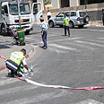 זירת התאונה בבני ברק
