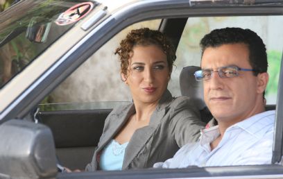 נורמן עיסא וקלרה חורי ב"עבודה ערבית" זוכת הפרסים (צילום: מירי שמעונוביץ) (צילום: מירי שמעונוביץ)