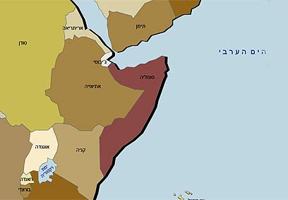 סומליה על המפה. מיקום אסטרטגי ()