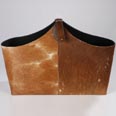 עור גם בעיצוב: סל עיתונים מעור פרה מהחנות סיאם