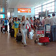 Ben Gurion Airport. Very busy