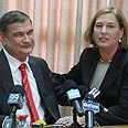 One of Kadima's pillars. Ramon with Chairwoman Livni