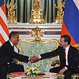 Obama with Medvedev