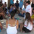 Artificial respiration on the hot sand  