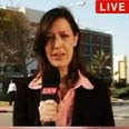 'Reporter' outside hospital  