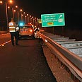 מקום התאונה בכביש 70                      