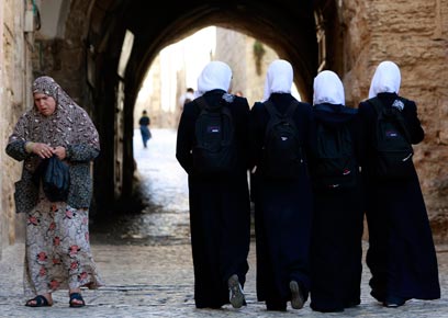 Despite the identity complex, Israel's Arab citizens have succeeded in developing psychological mechanisms which allow them to maintain their initial Palestinian identity while sticking to their civil Israeli identity (Photo: Reuters)