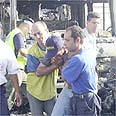 התפרצות הזעם בזירת התאונה בנתניה 