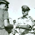 Moshe Dayan during his military days