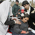 פצועים מועברים לבתי החולים