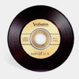 Verbatim Digital Vinyl CD-R. CDR נראים כמו תקליטים של פעם