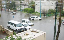 הצפה בקרית חיים