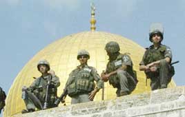 שוטרים הר הבית מהומות התפרעויות אקצה