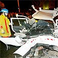 זירת התאונה בתל אביב