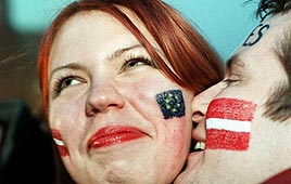 לטביה האיחוד האירופי אירופה חגיגות