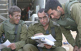 הכנות אחרונות של כוחות צה