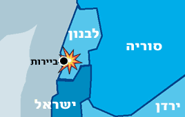 מפת לבנון