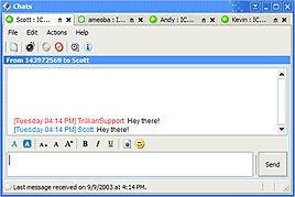 מסרים מיידיים  Trillian